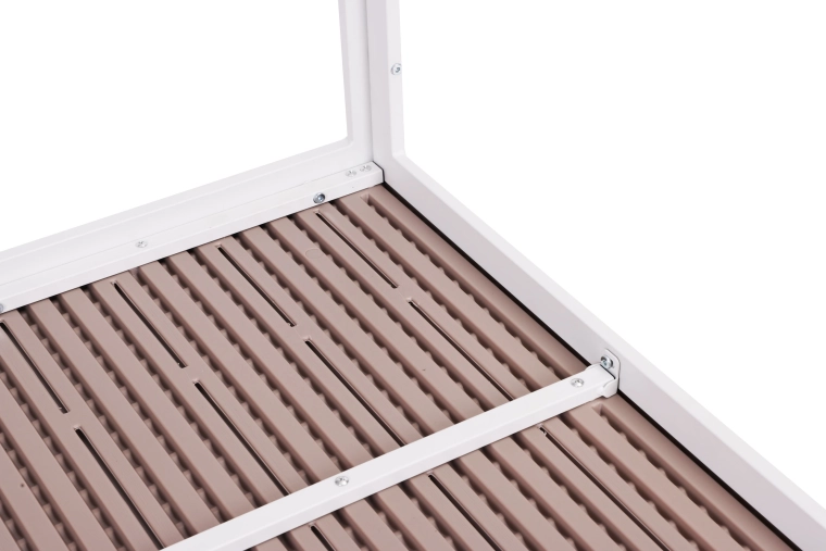 Stabilná oceľová konštrukcia a ochranné pätky