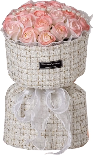 Luxusný látkový box s mašľou