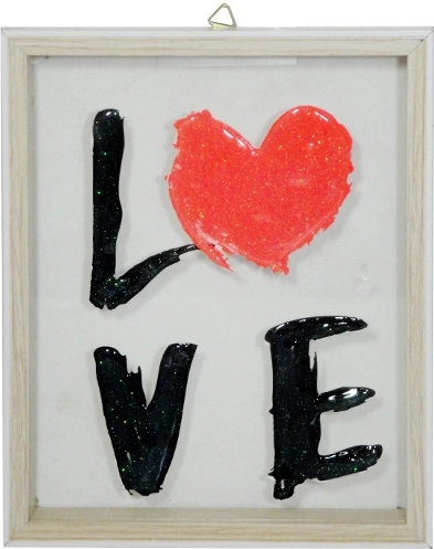 Obraz Love v rámiku 20 × 30 cm