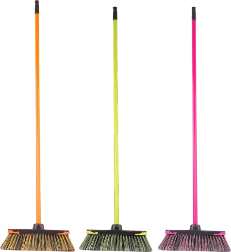Cavallo Neon Dark metla na zametanie s násadou 120 cm
