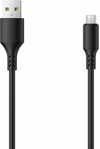 Setty USB – microUSB kábel 1 m 1 A čierny