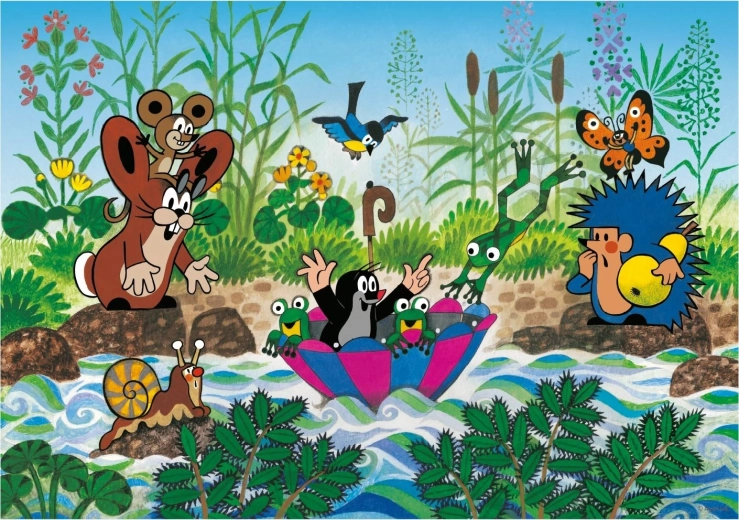 Krtkova plavba Puzzle 100 dielikov