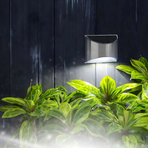 Solárne nástenné LED svietidlo so 4 SMD LED