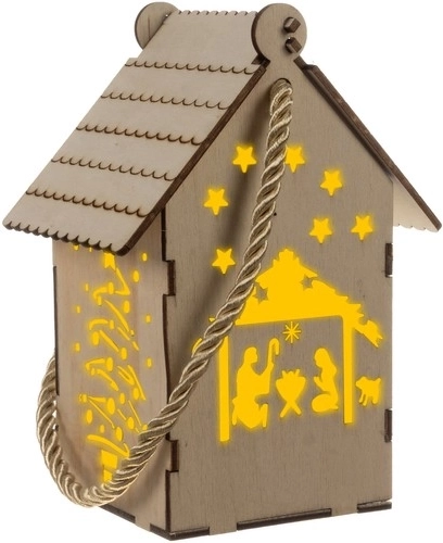 Drevená adventná svietidlá