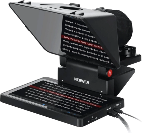 Neewer teleprompter X11 so vstavaným monitorom TM8