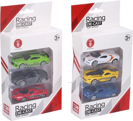 Kovové autíčka set 3 ks 7 cm