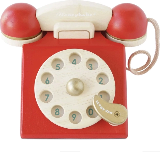 Drevený retro telefón pre deti Le Toy Van