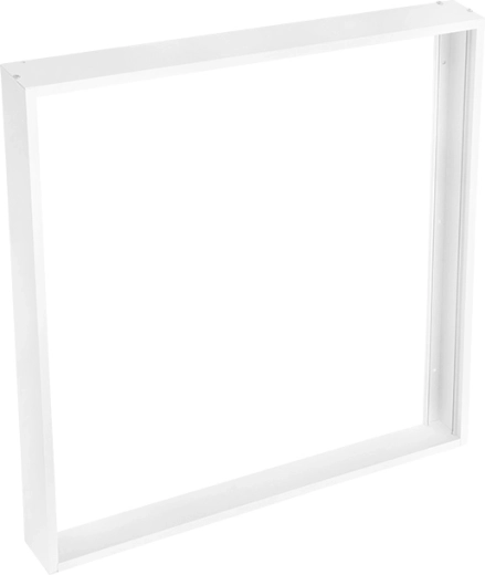 Solight hliníkový biely montážny rám pre LED panel 595 × 595 mm
