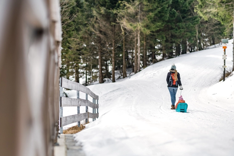 Ľahké ťahanie na snehu