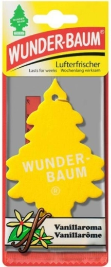 Vôňa do auta WUNDERBAUM Vanillaroma – vonný stromček