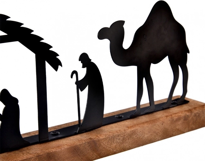 Stabilná drevená základňa z manga