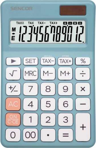 Stolná kalkulačka Sencor SEC 381 Tax Blue