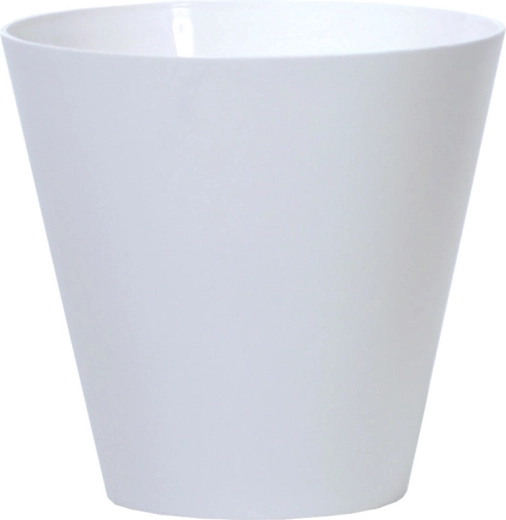 Kvetináč Tubus biely 25 cm