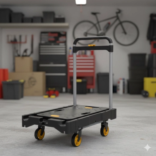 Skladacia rukoväť pre úsporu miesta