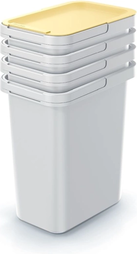 Súprava triediacich košov na odpad 4×12 l Prosperplast Systema Set