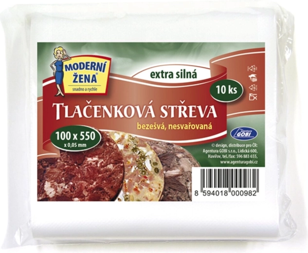 Vrecko na tlačenku 10 × 55 cm (10 ks)