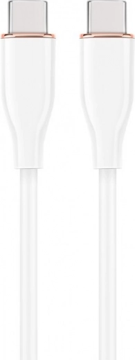 Biely USB-C na USB-C kábel 1.5M