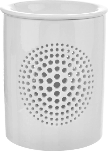 Biela porcelánová aromalampa 11 × 11 × 14 cm
