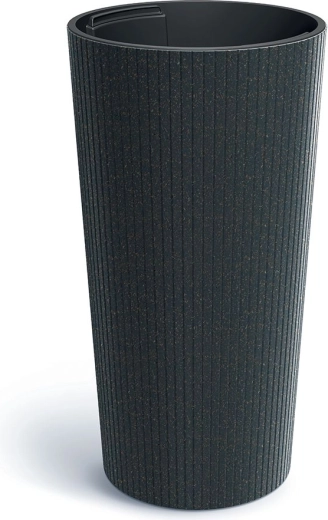 Kvetináč Lamia slim eco wood antracit