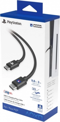 Nabíjací a herný kábel USB‑C HORI pre PS5 DualSense 3 m