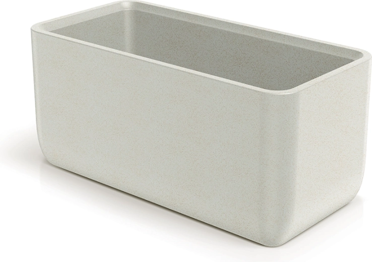 Kvetináč MOLTA CASE 80 cm – pieskový plastový žľab