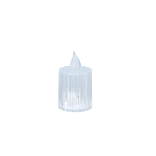 LED čajová sviečka transparentná 3,5 × 6,5 cm