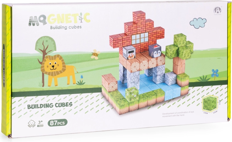 Magnetické kocky, ktoré držia tvar