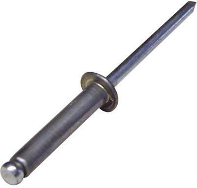 Trhací nit 4,8 × 10 mm oceľ/oceľ (50 ks)
