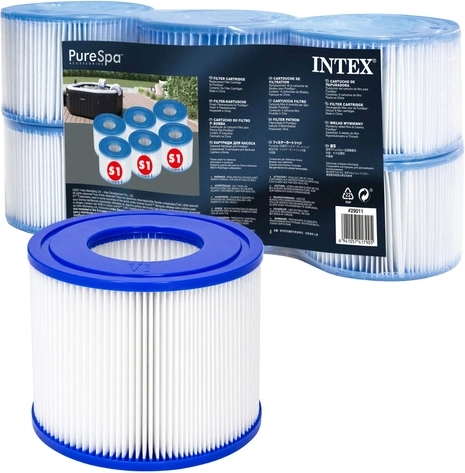 Filtračná vložka do vírivky INTEX PureSpa typ S1 – 6 ks