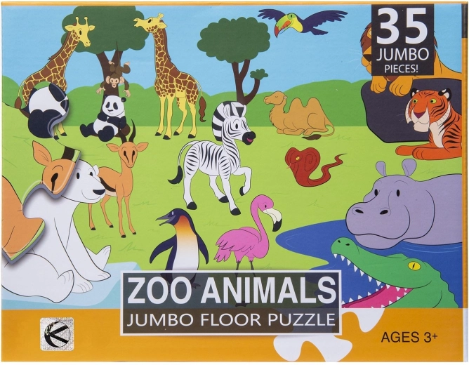 XXL detské puzzle zoo - 1 kus