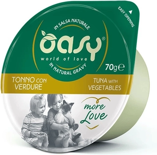 Oasy More Love tuniak so zeleninou, kelímok 70 g