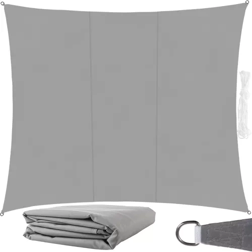 Zatieniaca plachta 4 × 3 m Gardlov – Sivá