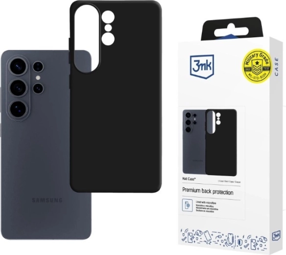 Matné puzdro 3mk Matt Case pre Samsung Galaxy S26 Ultra – čierne