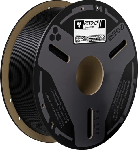 Filament Elegoo PETG-CF s uhlíkovými vláknami čierny 0,5 kg