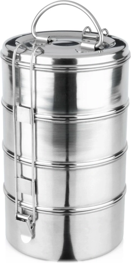 Stolová 4-poschodová obedová nádoba Vilde 4×900 ml