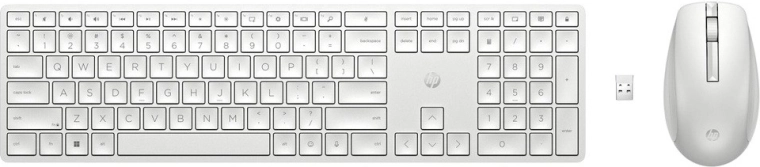 Bezdrôtová klávesnica a myš hp 650 biela