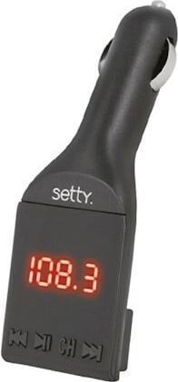 Setty Bluetooth FM vysielač do auta čierny - 1 kus