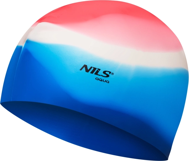 Silikónová plavecká čiapka NILS Aqua multicolor