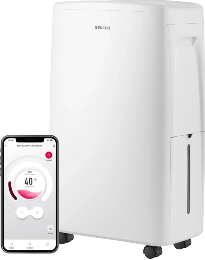 Sencor inteligentný mobilný odvlhčovač vzduchu 10 l Wi-Fi