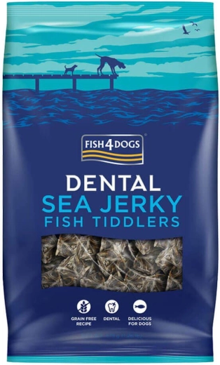 Fish4Dogs dentálne maškrty pre psov z morskej bielej ryby 575 g