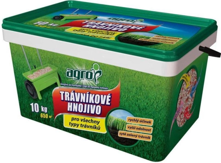 Trávnikové hnojivo 10 kg vedro Agro