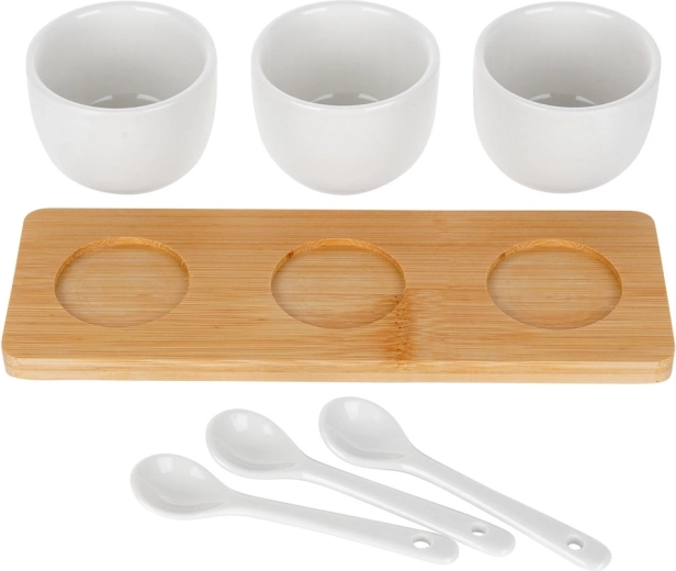 Štýlové servírovanie na prírodnom bambuse