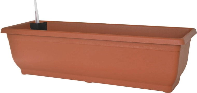 Samozavlažovací truhlík AQUA GLORIA 50 cm terakota bez misky