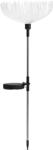 Solárna LED dekorácia medúza z optických vlákien 80 cm