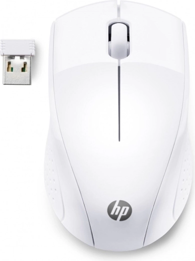 Bezdrôtová myš HP 220 snehovo biela