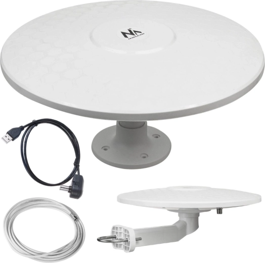 Aktívna všesmerová DVB-T/T2 anténa HEVC H.265 MACLEAN ECOCAMP