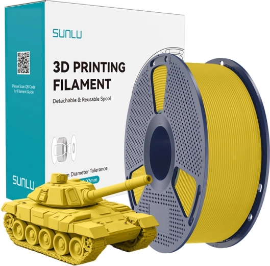 Sunlu PLA+ vysokorýchlostný filament 1,75 mm – žltý