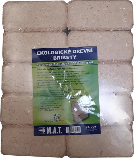 Drevené brikety 10 kg