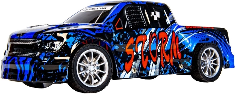Závodné RC auto na diaľkové ovládanie modré - 1 kus