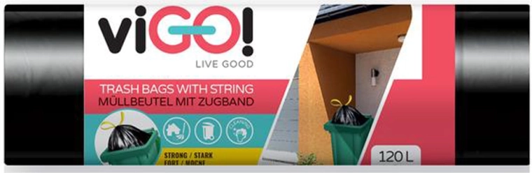 Sťahovacie vrecia na odpad 120 l VIGO, 10 ks